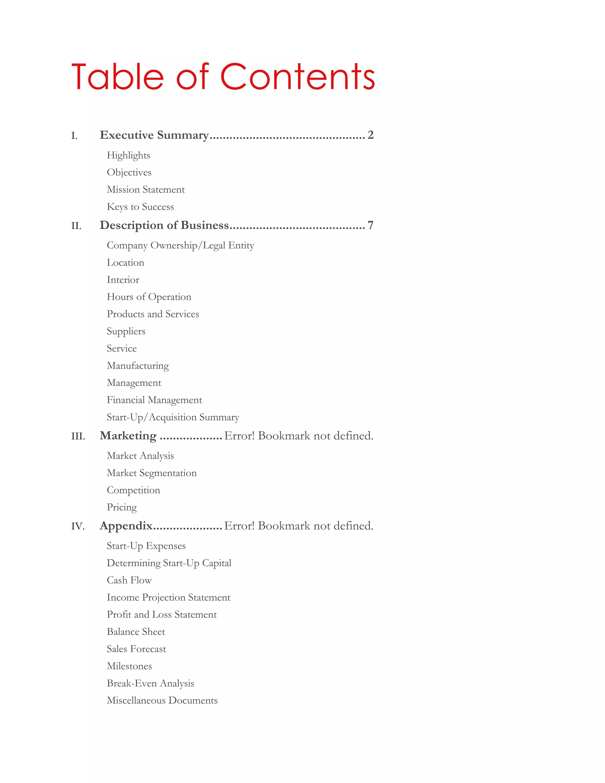 Music business plan template | PDF
