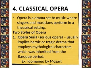 music of the classical period in mapeh 9 | PPTX