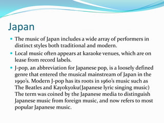 Music culture | PPTX