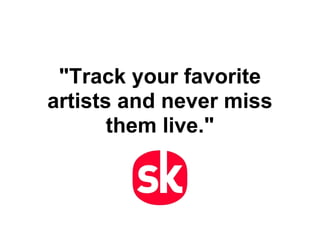 Data Science for Live Music