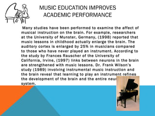 Music education presentation2 | PPT