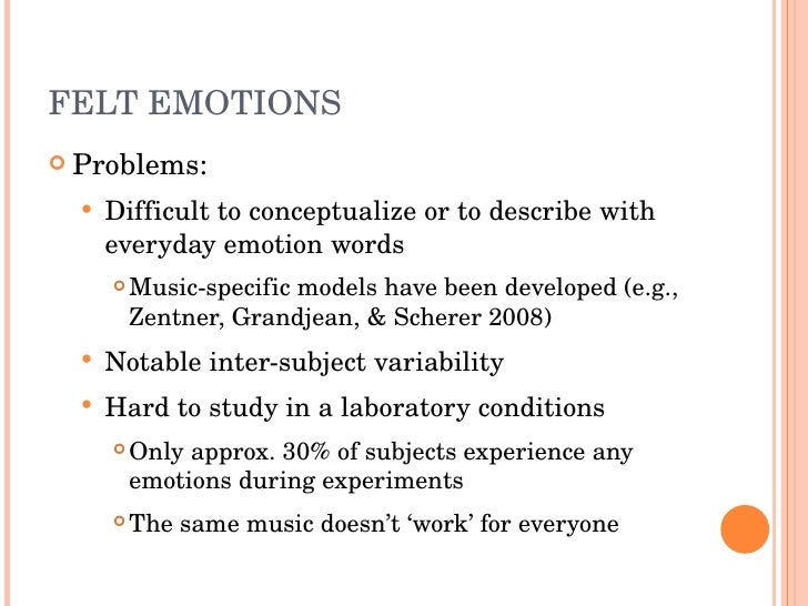 Music & Emotions