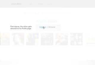 Musicfellas - Original website proposal