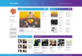 Musicfellas - Original website proposal
