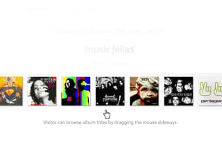 Musicfellas - Original website proposal
