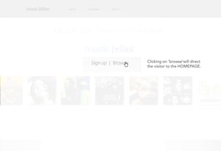 Musicfellas - Original website proposal