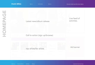 Musicfellas - Original website proposal