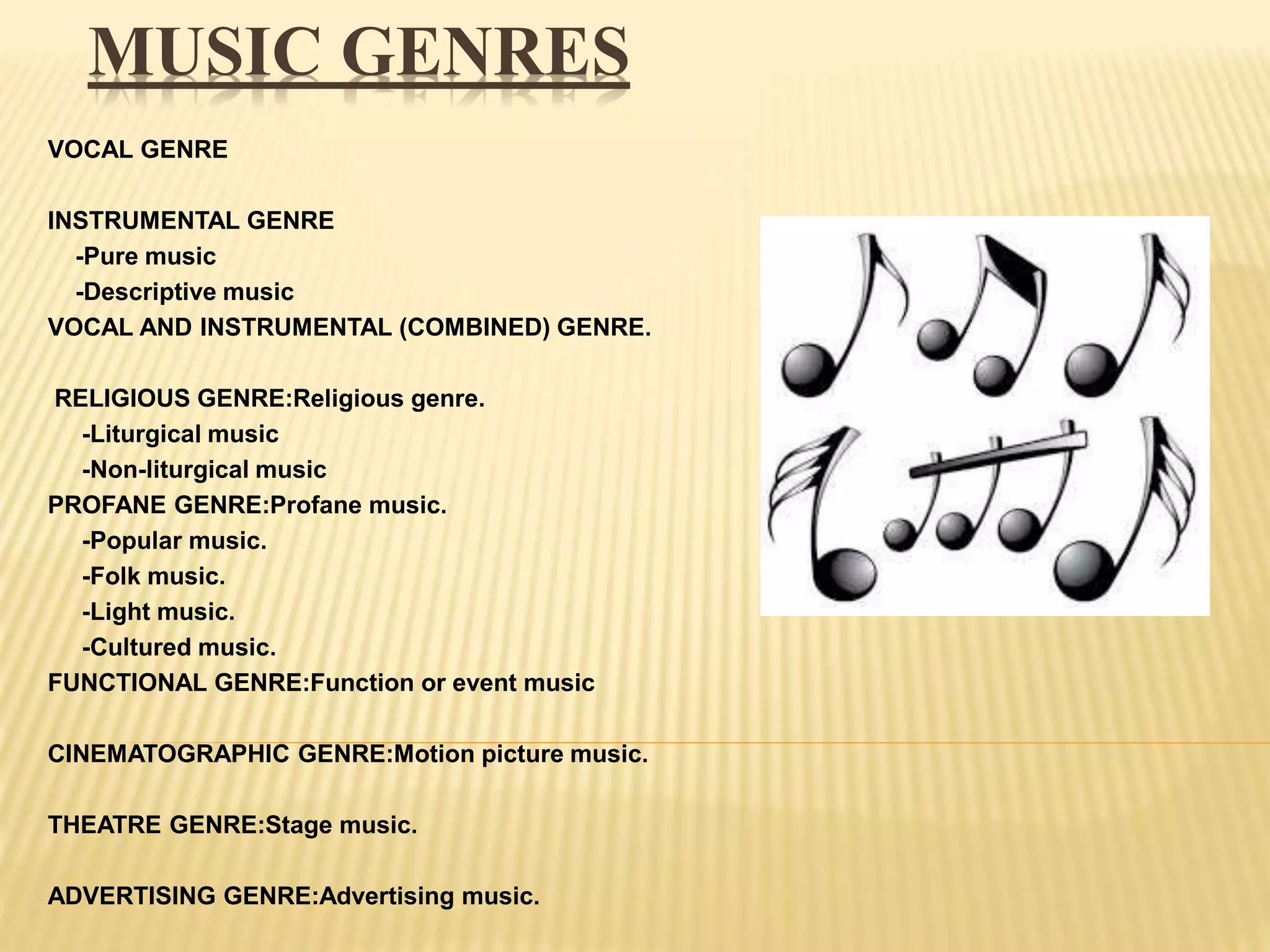 Music Genres PPT music-genres-ppt