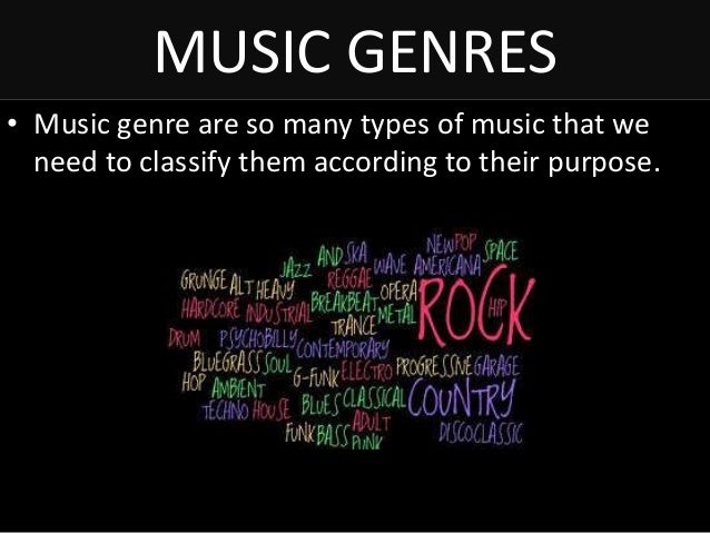 presentation about music genres