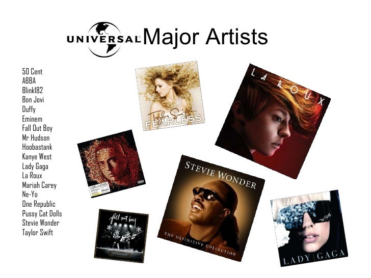 Major record labels numbers