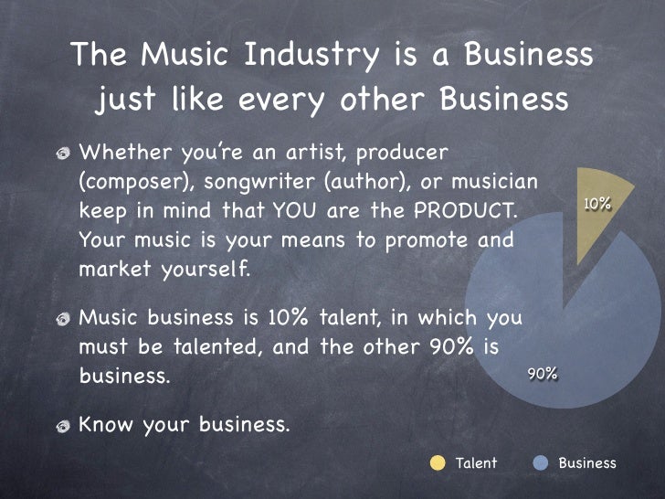 Music industry business basics
