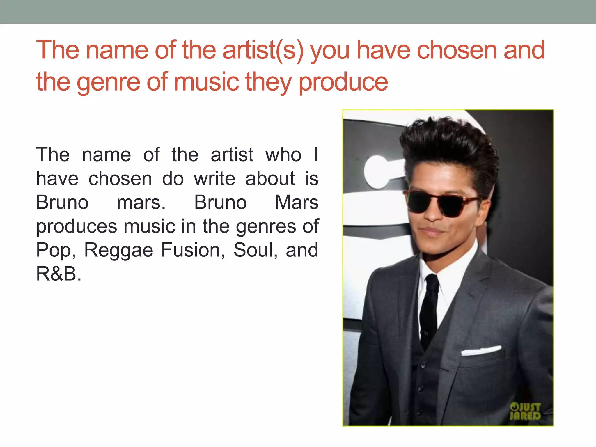 Music Industry Case Study - Bruno Mars | PPTX