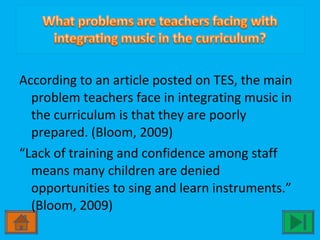 Music In Education | PPT