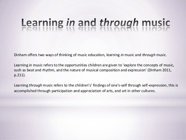 research paper on music in education