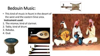 Music in the Ancient Egyptian Era for Final Exam | PPTX