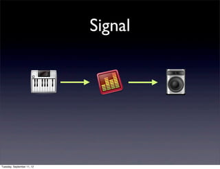 Signal




Tuesday, September 11, 12
 