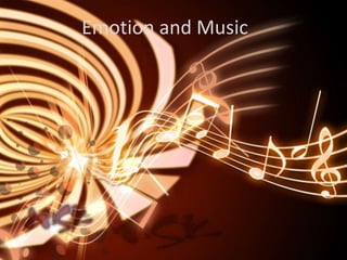 Emotion and Music
