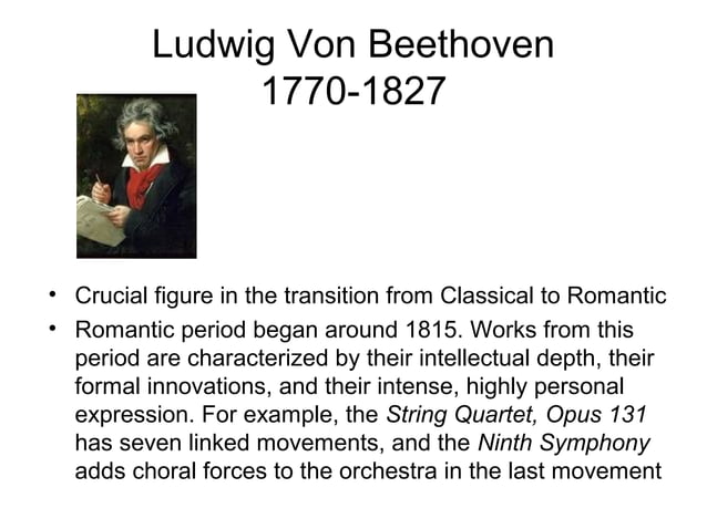 Music in the romantic era