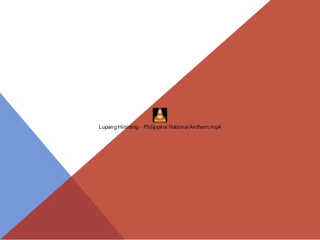 Spanish version of lupang hinirang download Spanish version of lupang hinirang download