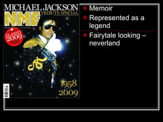 Memoir Represented as a legend Fairytale looking – neverland 