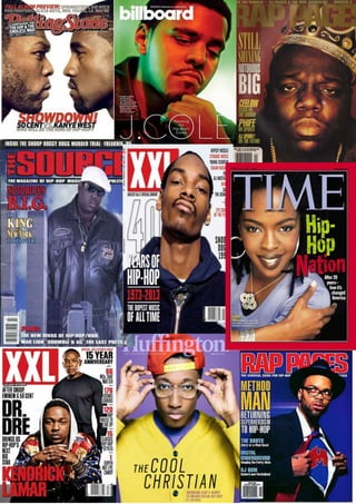 Music magazine cover collage