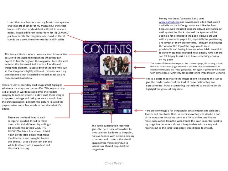 Music Magazine Evaluation