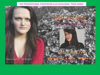 THE PROMOTIONAL POSTERFOR ELLIE GOULDING ‘YOUR SONG’
 