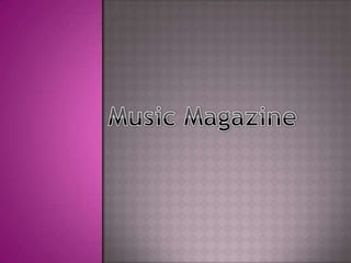 Music magazine final