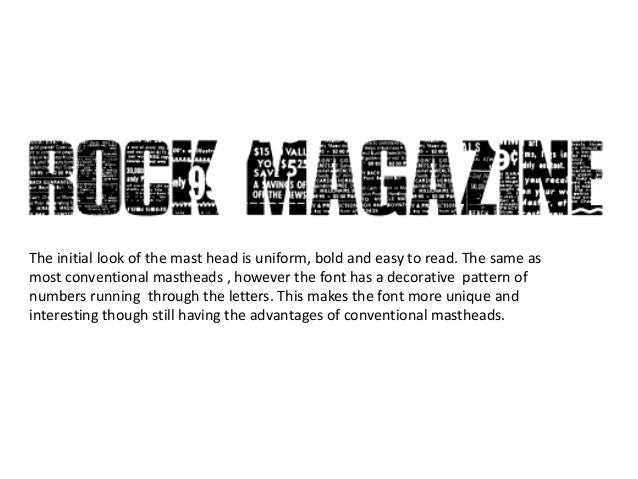 magazine letter fonts