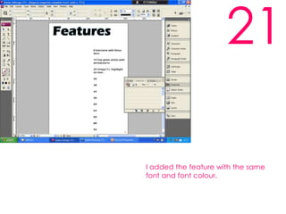 21I added the feature with the same font and font colour.