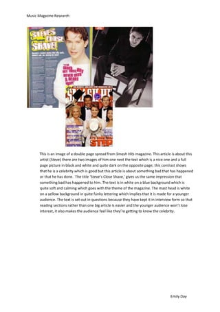 Music Magazine Analysis