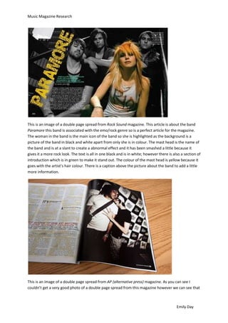 Music Magazine Analysis