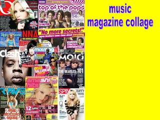 music  magazine collage 