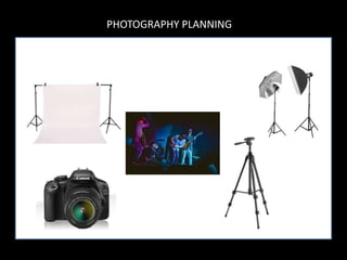 PHOTOGRAPHY PLANNING
 