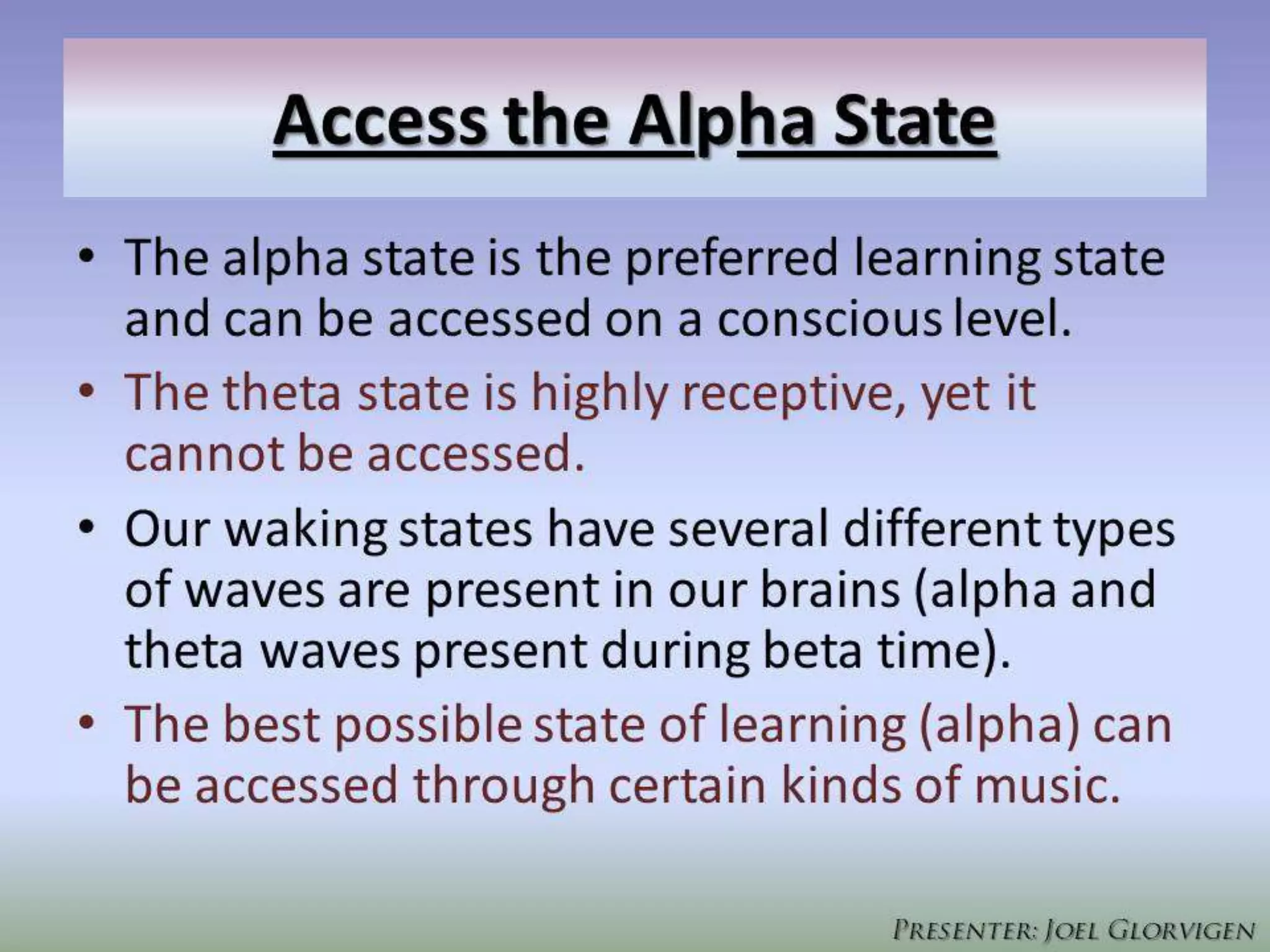 Music mind maps memory