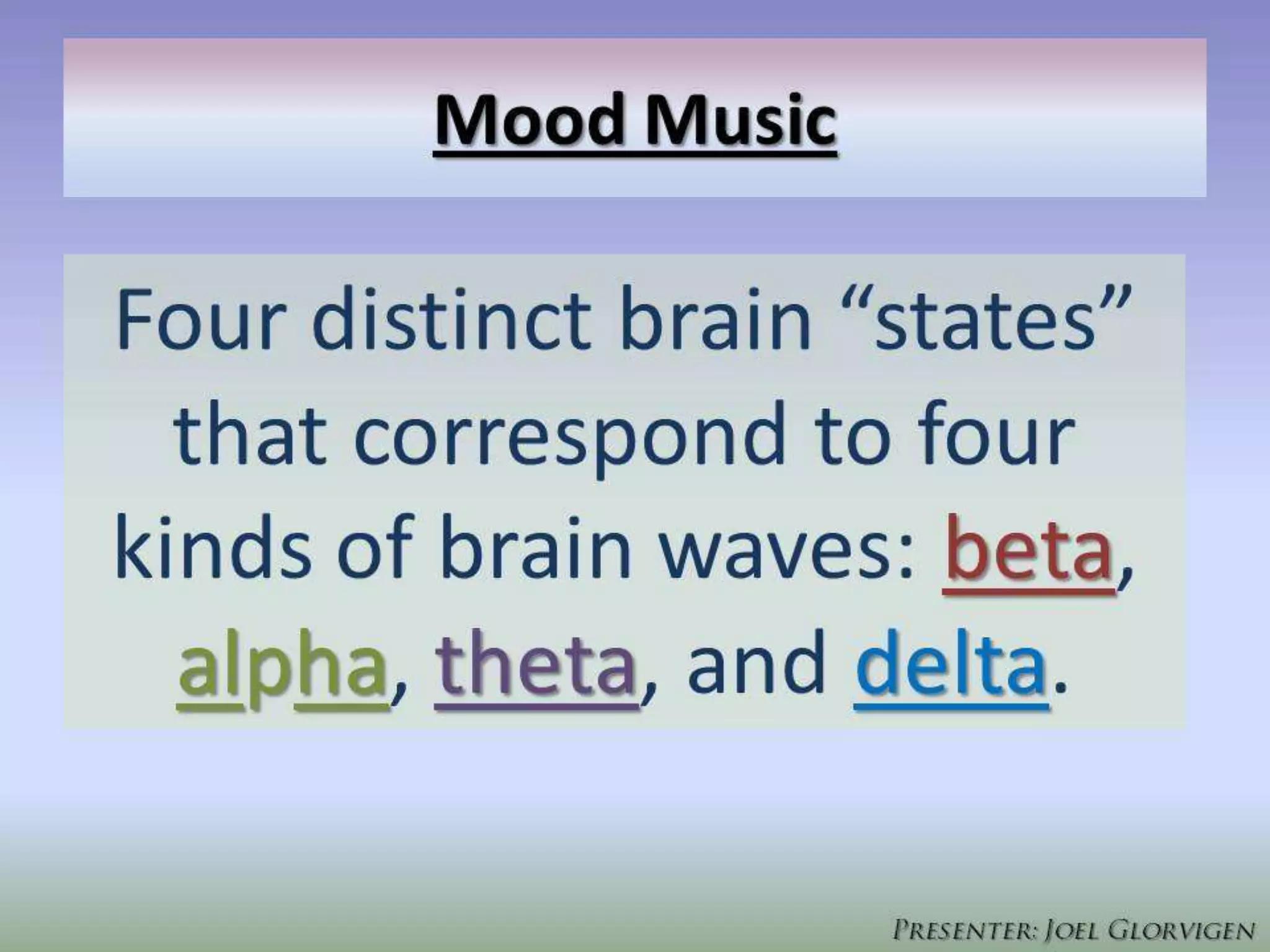 Music mind maps memory