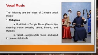 Types of chinese vocal music deals