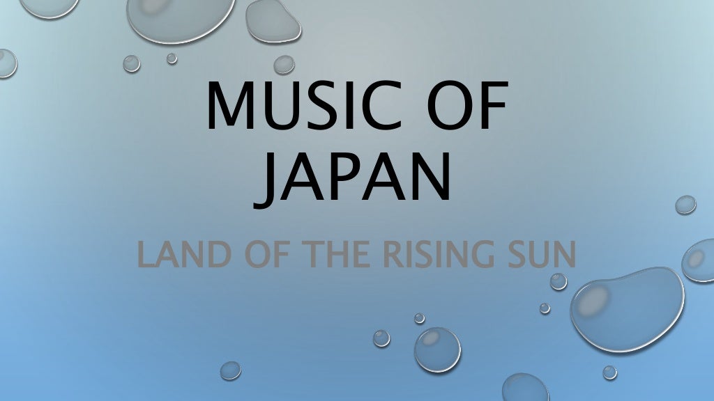 Music of japan