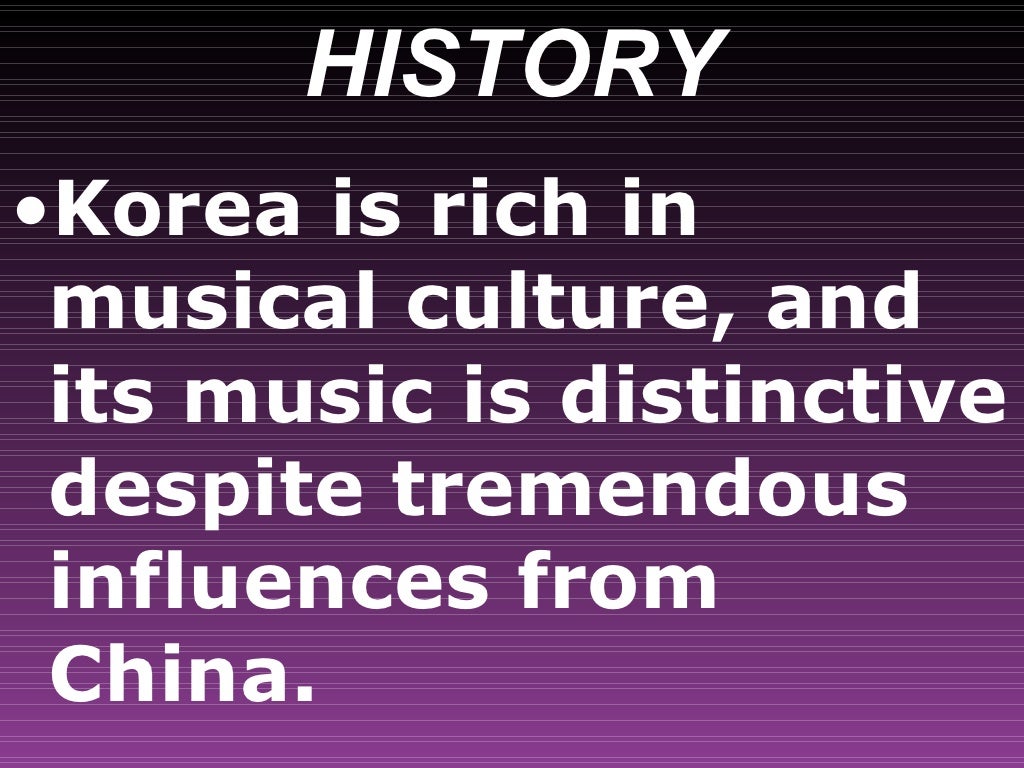 Music of korea