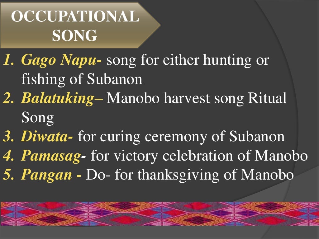 Music of mindanao