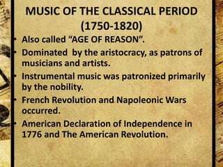 MAPEH Grade 9 - Music - Music of the Classical Period - Composers ...