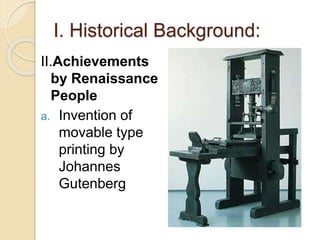 Renaissance Movable Type