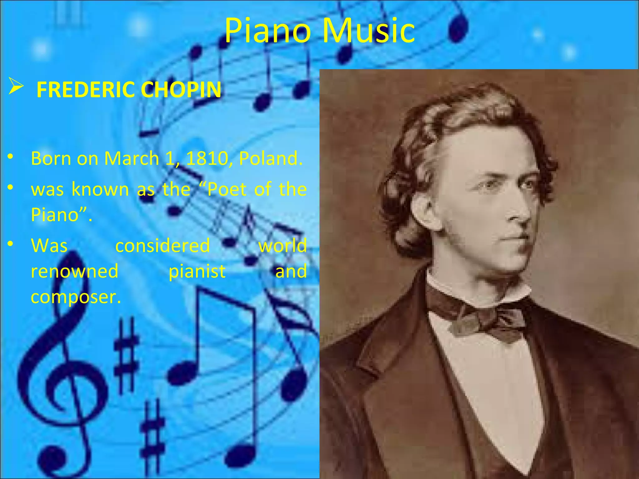 Music of the Romantic Period PPT