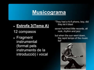 Musicograma de You Never Can Tell (Chuck Berry) | PPTX