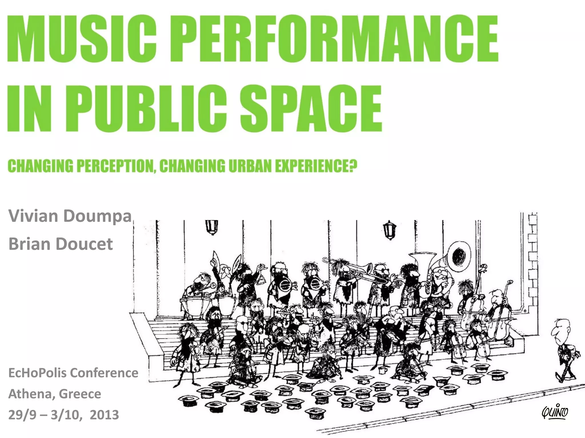 Music performance in public space presentation | PDF