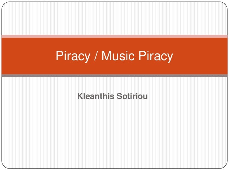 Online piracy essay