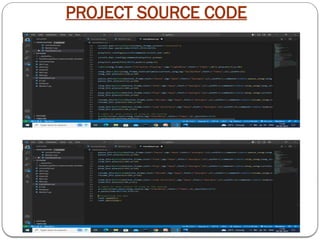 PROJECT SOURCE CODE
 
