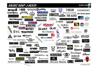 MUSIC MAP -J-ROCK-

本マップについては一定数の音楽ファンに対してmusicpotが独自に日本のロックバンドの投票調査を行い作成したものになります。本マップ作成にあたり、事前にロゴ名称の表記に関して事前許諾を得ており
ませんので、もし本マップへの掲載に問題がある場合は、musicpotまでご連絡ください。問題箇所に関しましては、できる限り迅速に対応させていただきます。

©musicpot 2013

 