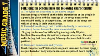 Music Grade 7 QUARTER 1 Lesson 1-2 MUSIC OF LOWLANDS OF LUZON | PDF