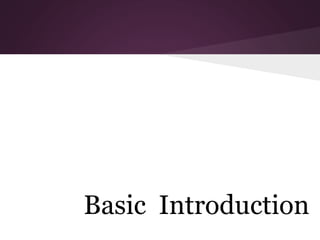 Basic Introduction
 